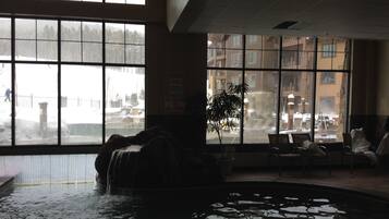 Indoor pool, outdoor pool