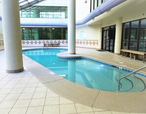Indoor pool, outdoor pool