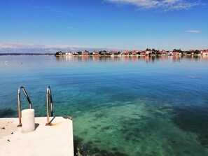 On the beach, sun-loungers, beach towels - Rustic House Miketa -family- friendly holiday home for nature lovers! (Lukoran)