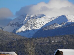 Exterior - Sun And Snow-kissed Teton Log Home (Victor)