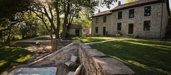 Historic Limestone Estate in the Tallgrass Prairie