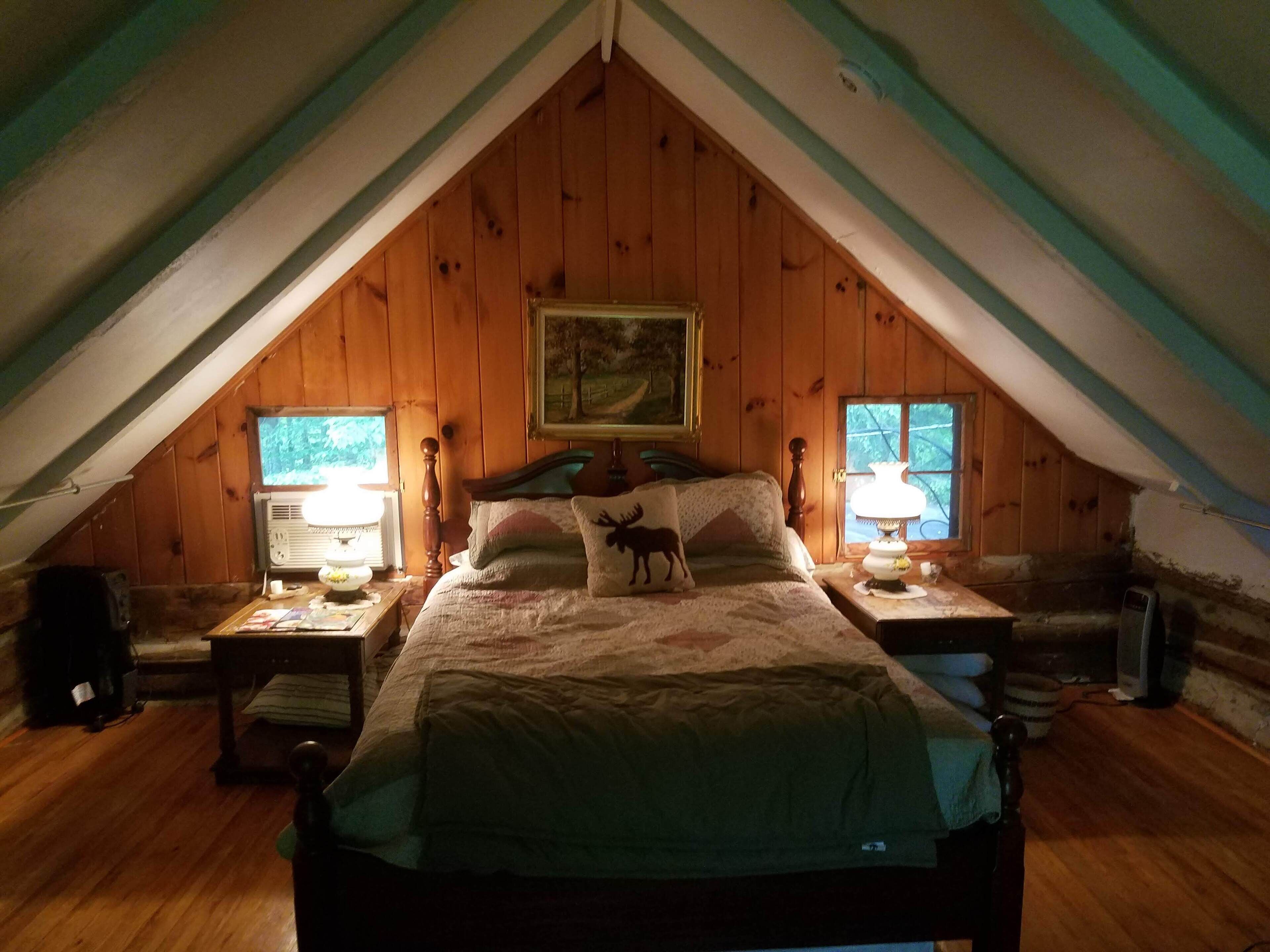 1 sovrum och sängkläder