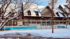 Una piscina riscaldata