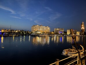 Enjoy scenic views of the marina from our waterfront hotel.
