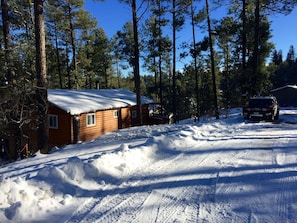Property grounds - Wood Cabin, Full Amenities, Family Friendly and wifi access (Ruidoso)