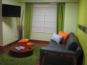 TV, DVD player, stereo, offices