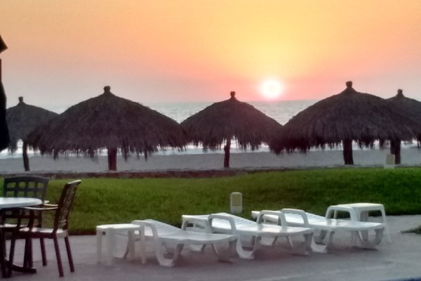 beautiful sunset views from my terrace & beach