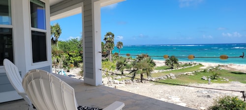 Spectacular Ocean Front Home with a Beautiful Secluded Sandy Beach.