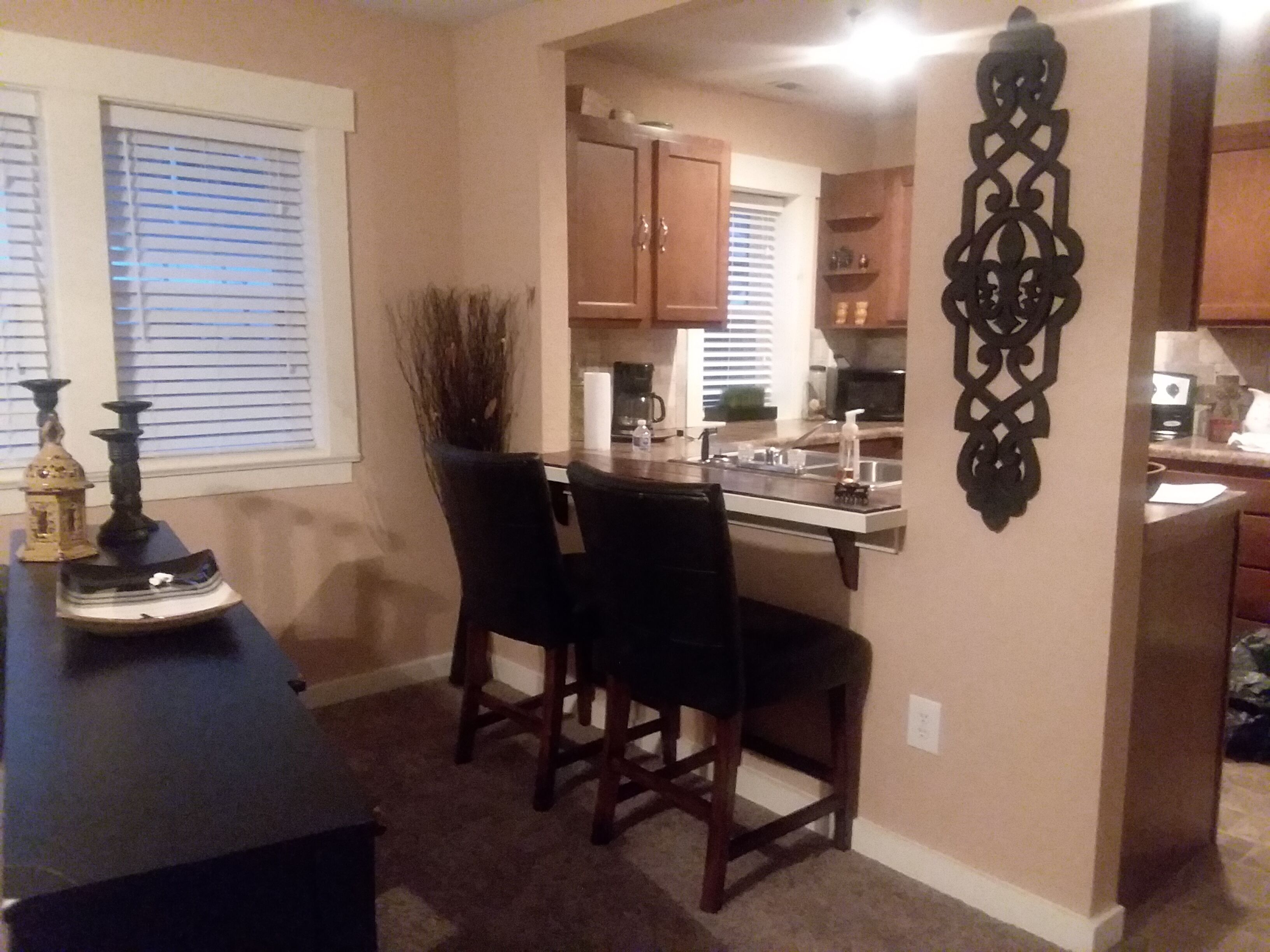 Kylskåp, mikrovågsugn, ugn och spishäll