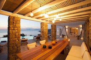 Villa, Private Pool, Sea View | Terrace/patio - Villa Corina by The Pearls Collection (Mykonos)