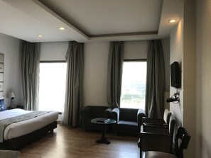 Suite | Een minibar, een kluis op de kamer, een strijkplank/strijkijzer