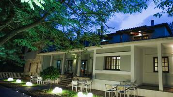 Front of property - evening/night