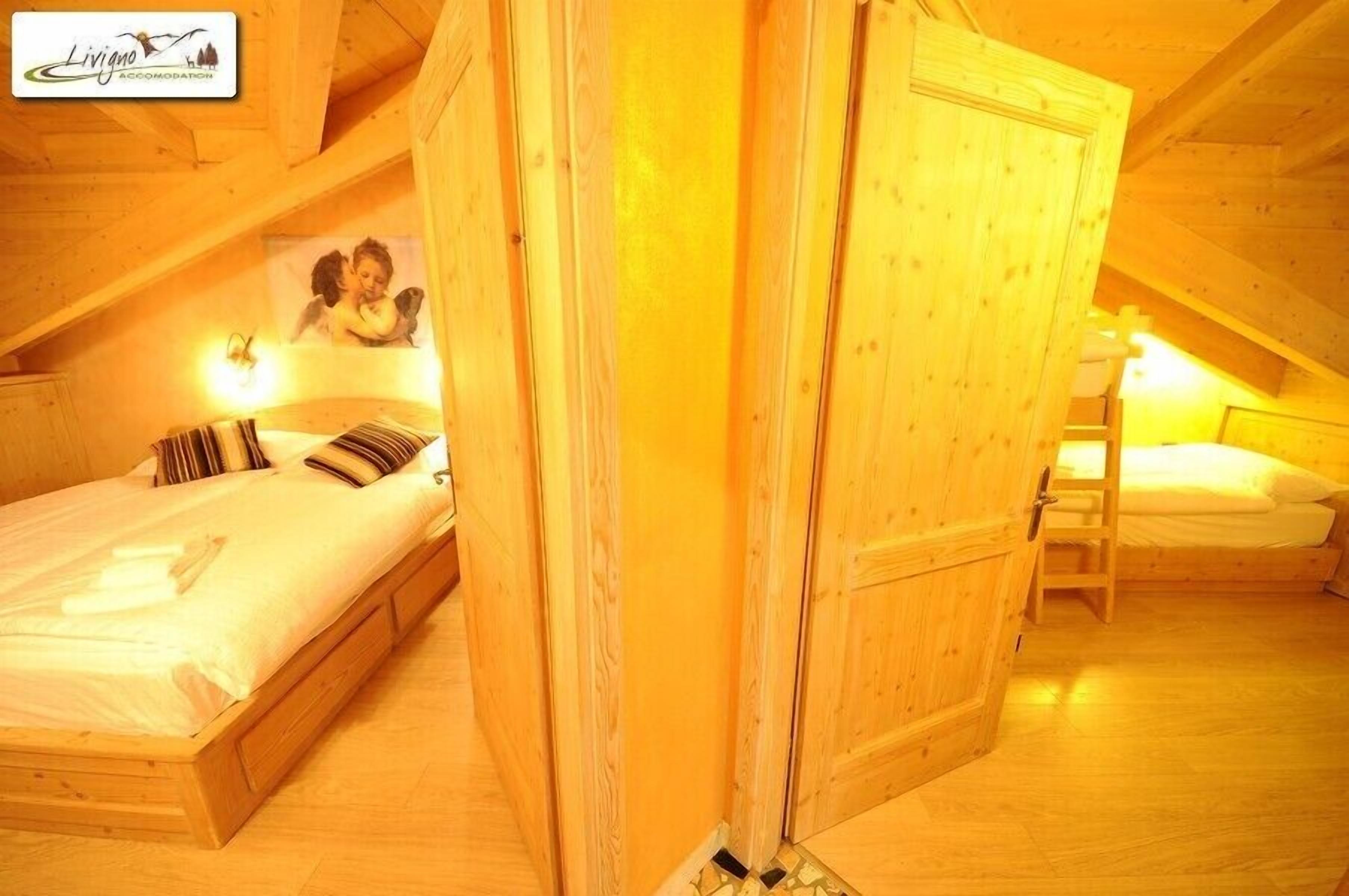 Chalet, 2 kamar tidur, pemandangan gunung | 2 kamar tidur, seprai katun Mesir, dan seprai premium