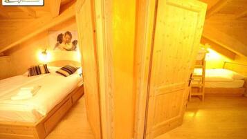 Chalet, 2 kamar tidur, pemandangan gunung | 2 kamar tidur, seprai katun Mesir, dan seprai premium