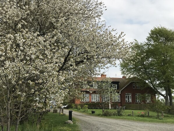 Overnatningsstedets facade