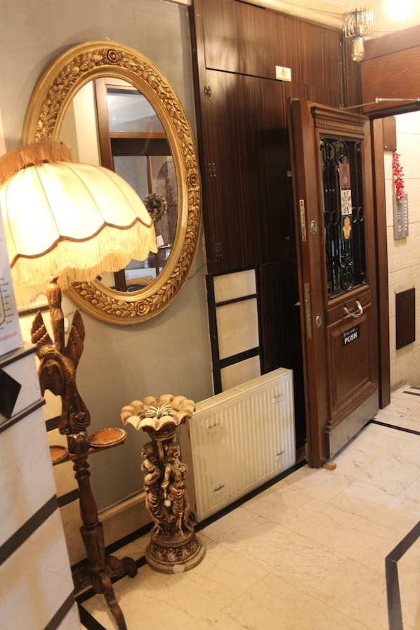 Interior entrance