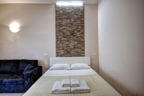 Lägenhet - 1 sovrum | 1 sovrum, strykjärn/strykbräda, gratis wi-fi och sängkläder