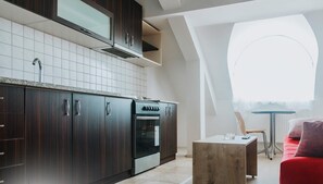 Classic-Apartment | Wohnbereich | LCD-Fernseher