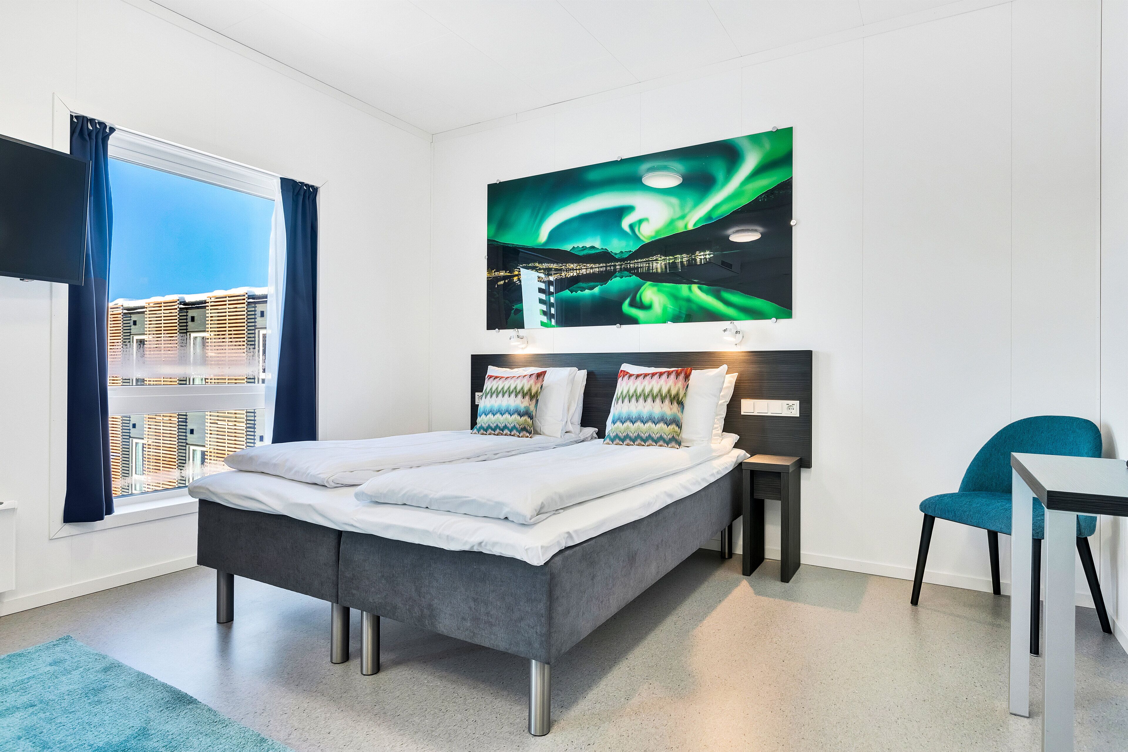 Family Room, 1 Double Bed, Non Smoking (with Sofabed) | Pillowtop beds, desk, laptop workspace, blackout drapes