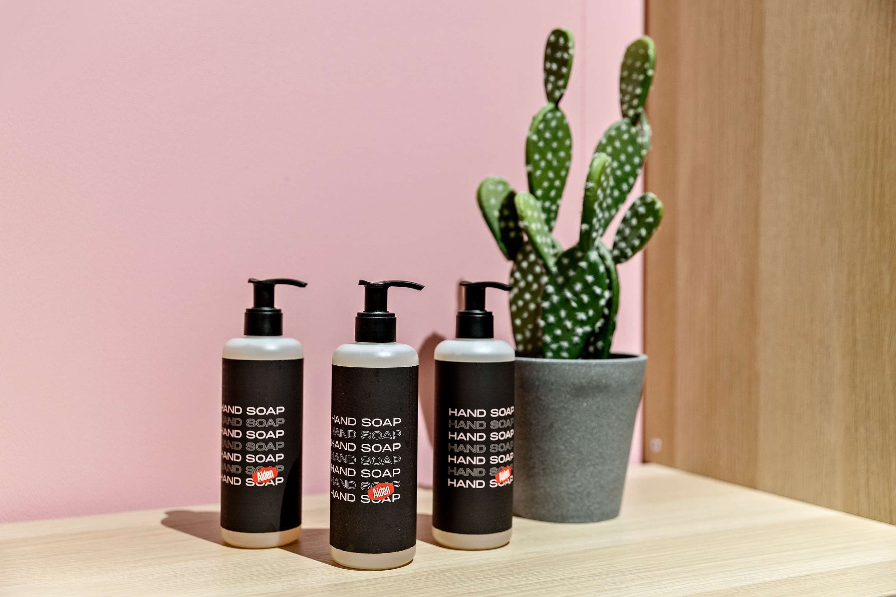 shower, eco-friendly toiletries, hair dryer, towels