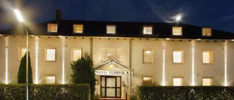 Majoituspaikan sisäänkäynti