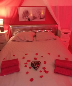 Blackout curtains, iron/ironing board, free WiFi, bed sheets