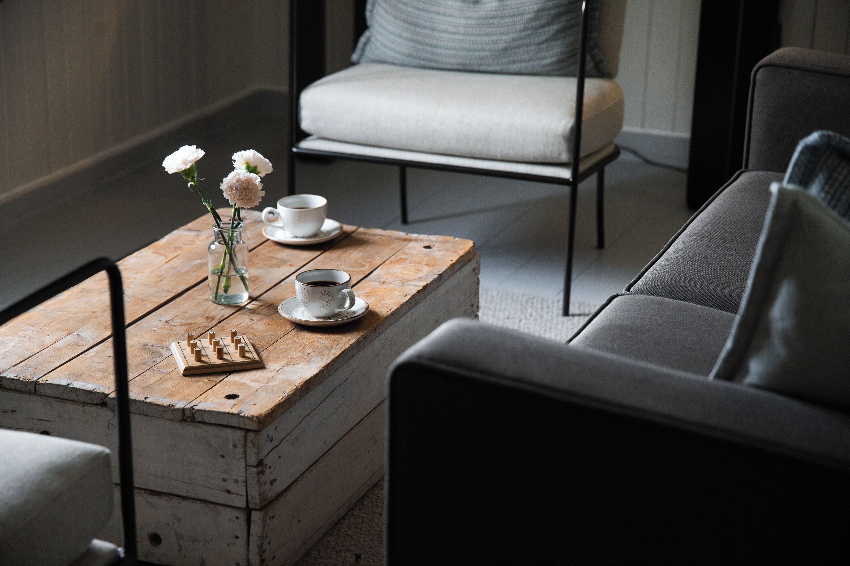 village cabin suite | living area