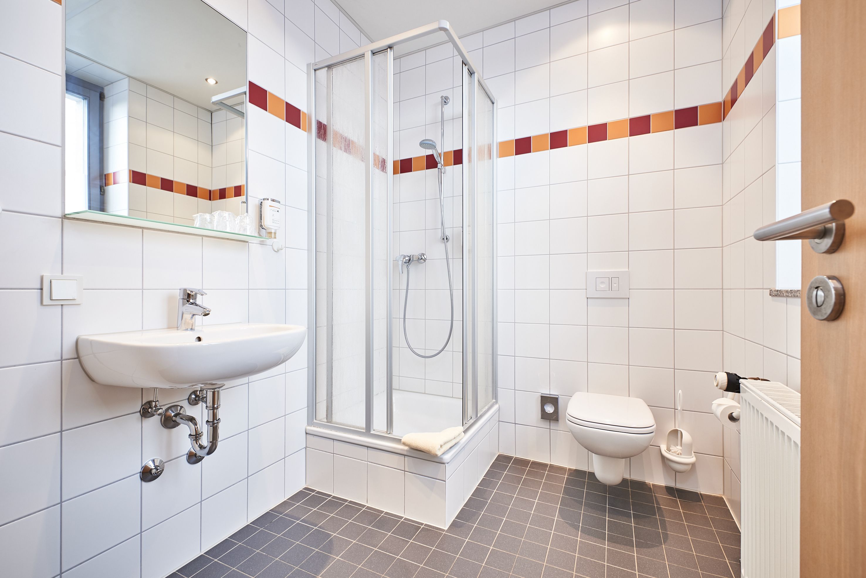Dusche, Handtücher