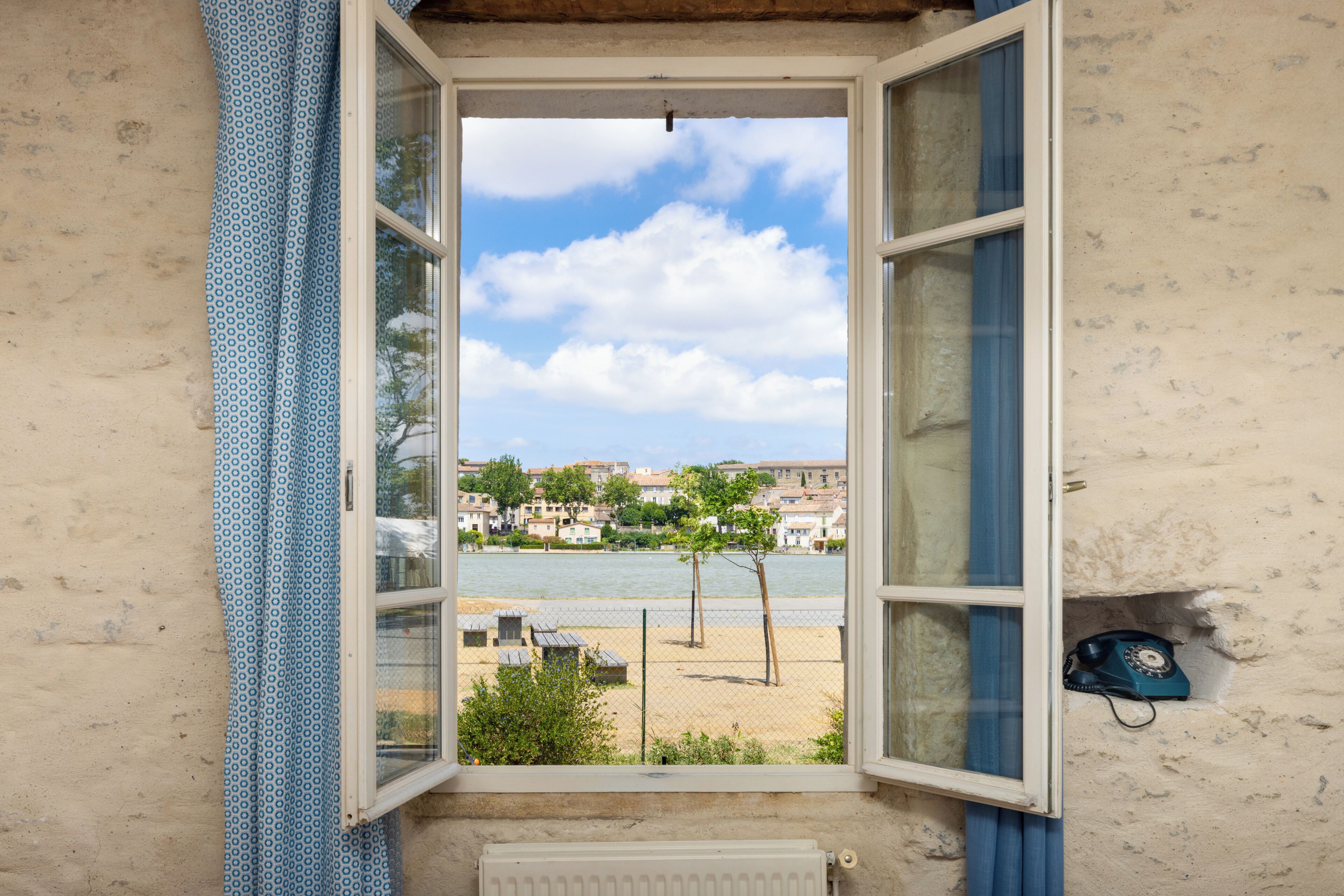 Room 3 : Pastel, The Castelnaudary Grand Bassin View | Egyptian cotton sheets, premium bedding, individually decorated