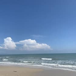 On the beach, beach yoga