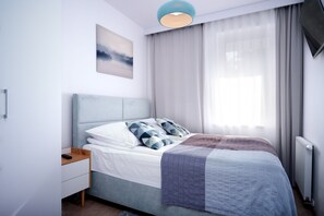 Egyptian cotton sheets, premium bedding, individually decorated - MS Pro Apartamenty Kolobrzeg (Kolobrzeg)