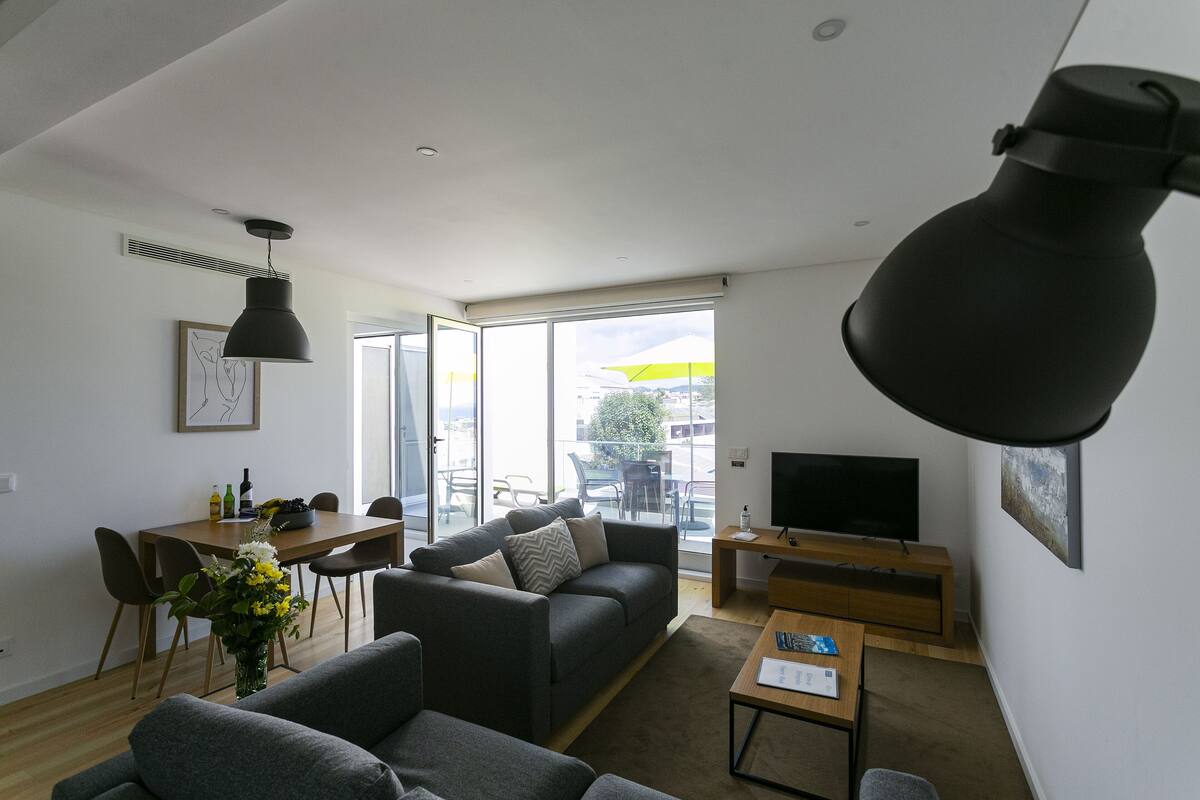 Deluxe Townhome, 2 Bedrooms, Sea View (Ladeira 4A) | 高档床上用品、遮光窗帘、熨斗/熨衣板、免费 WiFi