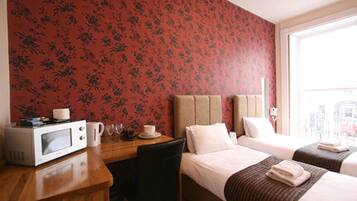 Desk, iron/ironing board, free WiFi, bed sheets