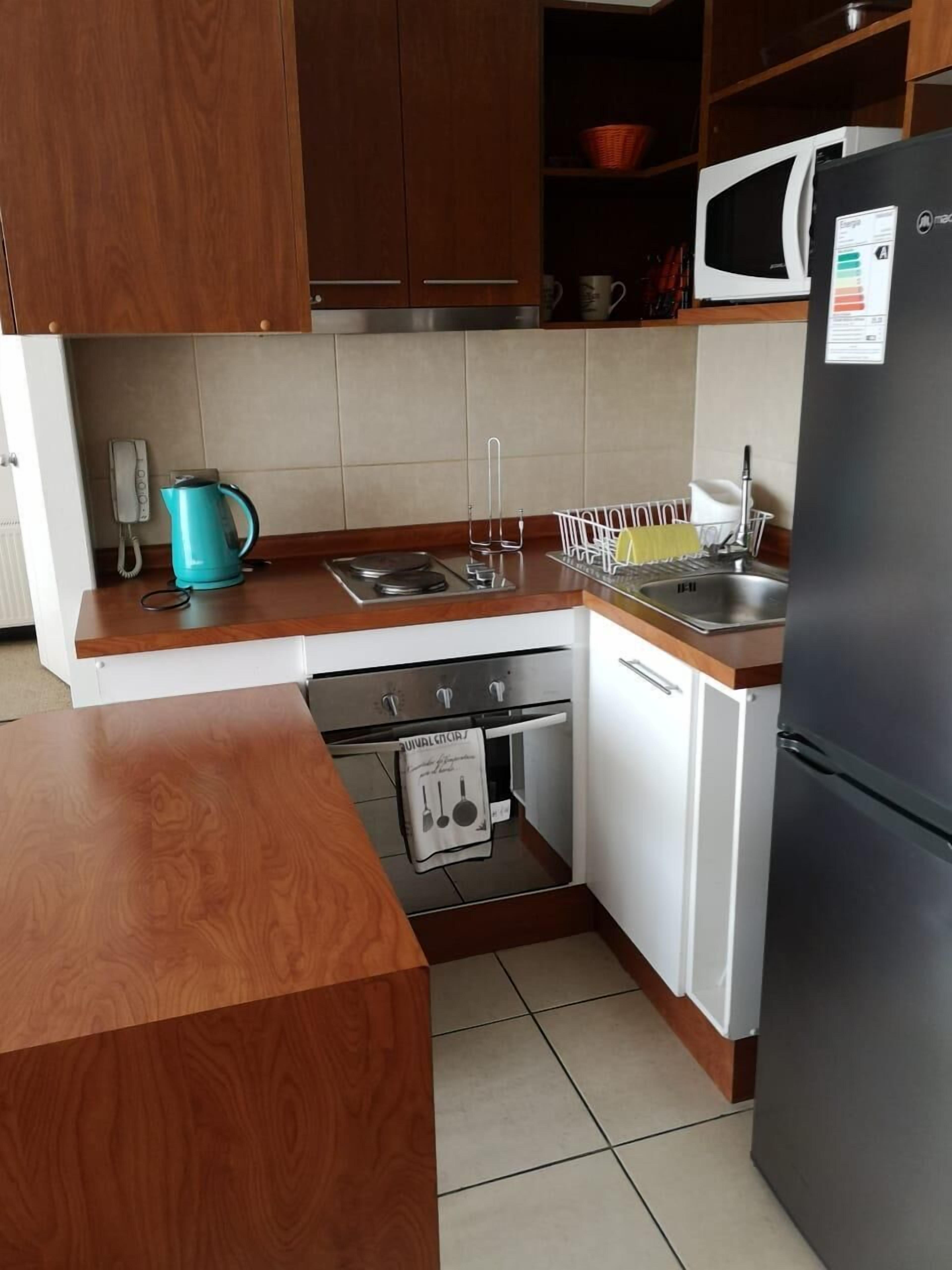 Apartemen, 2 kamar tidur (1008) | Dapur pribadi | Lemari es, microwave, oven, dan kompor