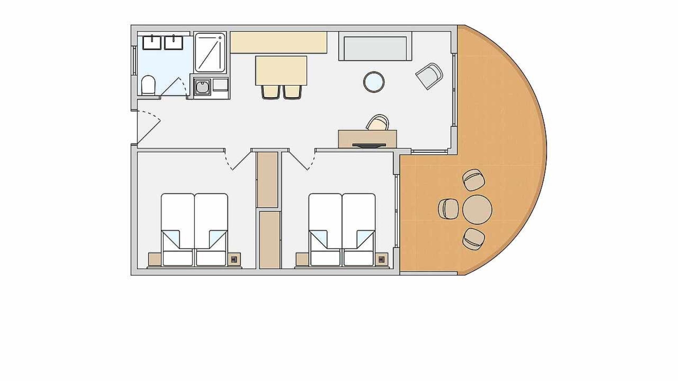 family room (superior) | 1 bedroom, minibar, in-room safe, desk