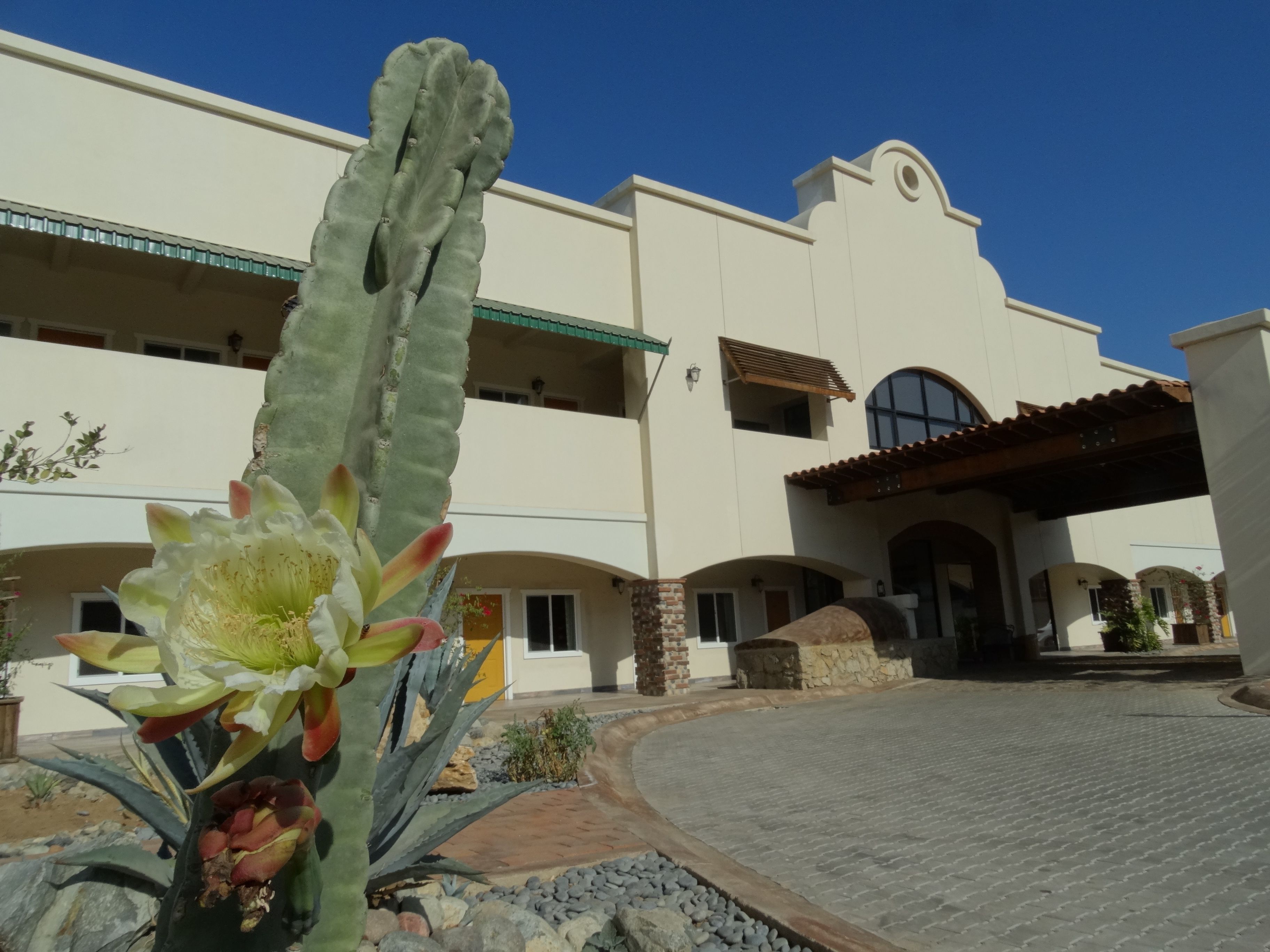 Entrada de la propiedad