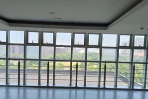 Blick von der Unterkunft