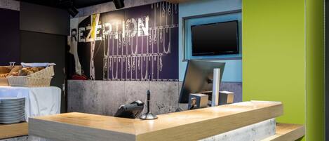 Free toiletries, hair dryer