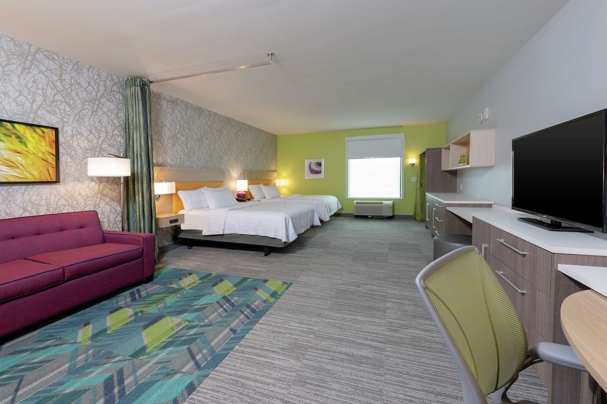 In-room safe, desk, blackout curtains, iron/ironing board