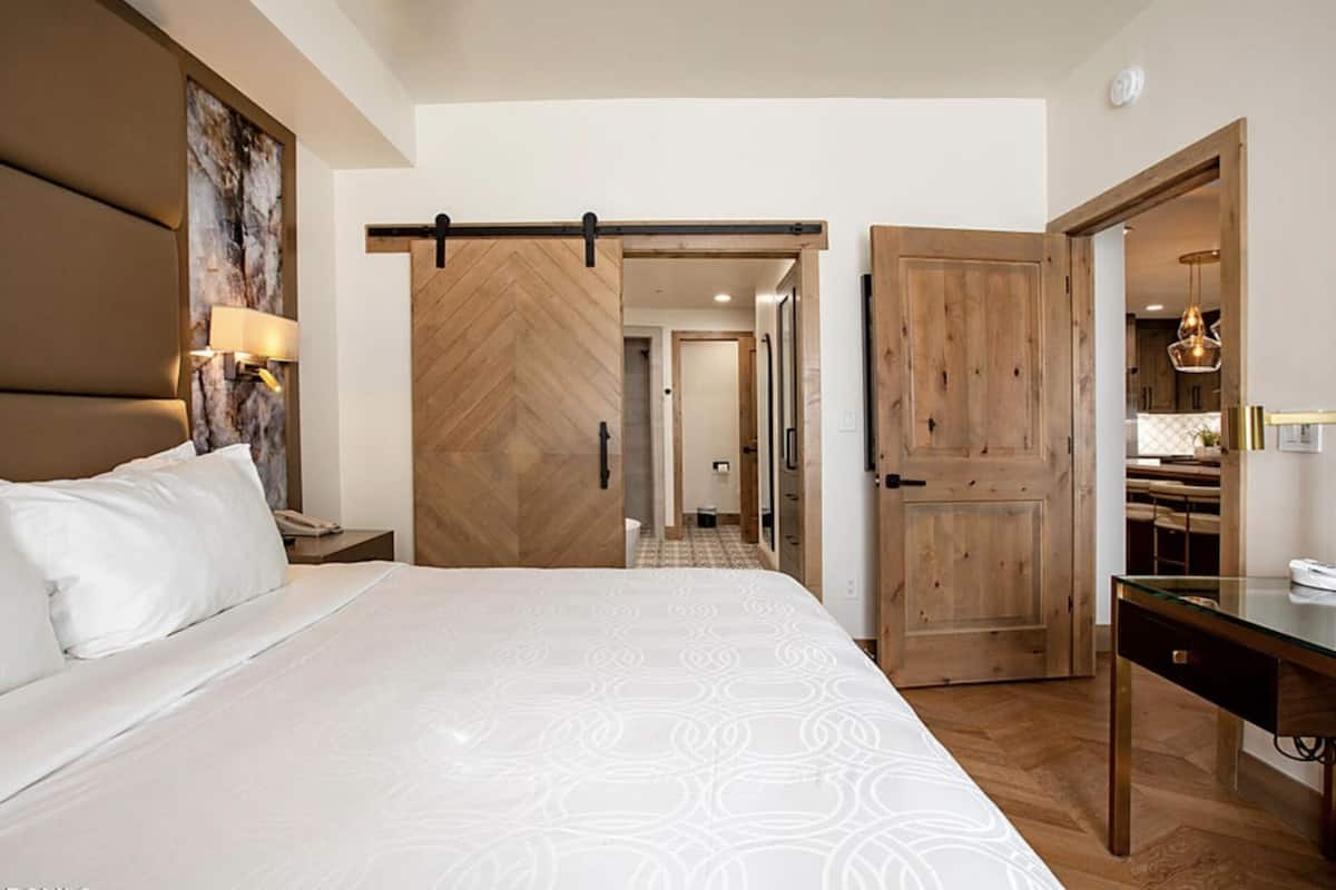 Luxe appartement | 1 slaapkamer, luxe beddengoed, een laptopwerkplek