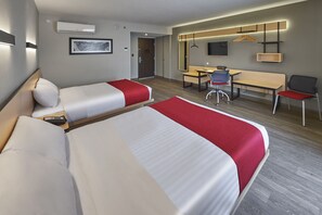 In-room safe, desk, iron/ironing board, free cribs/infant beds