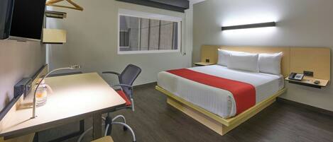 Room, 1 Queen Bed | In-room safe, desk, iron/ironing board, free cots/infant beds