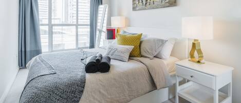 Luxury Suite, 1 Bedroom, Balcony | 1 bedroom, premium bedding, laptop workspace, blackout drapes