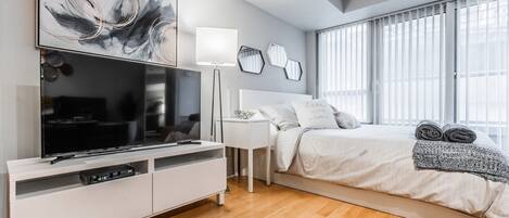 Appart'hôtel Deluxe, plusieurs lits, non-fumeurs | Télévision