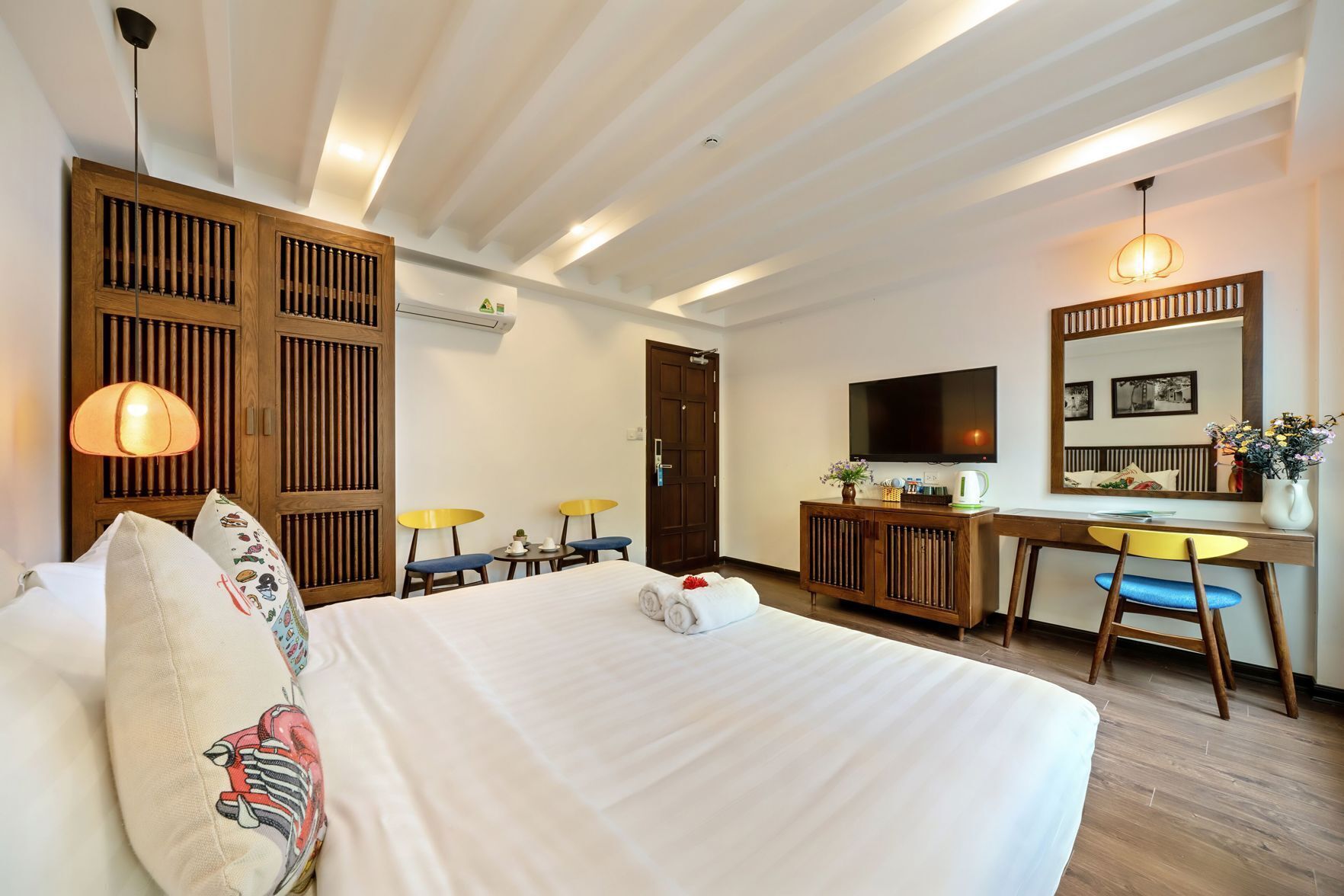 1 slaapkamer, hypoallergeen beddengoed, een minibar