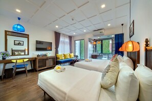 1 chambre, literie hypoallergénique, minibar