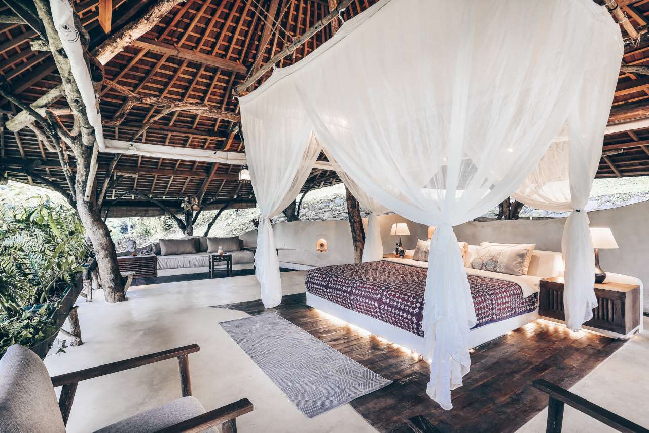 Kamar Panorama, 1 Tempat Tidur King, pemandangan lembah, tepi gunung | Brankas dan didekorasi berbeda-beda