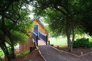 Chalet, bain à remous