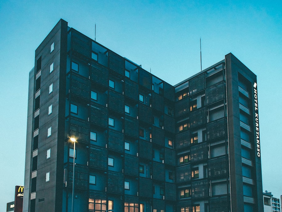 Front of property – evening/night