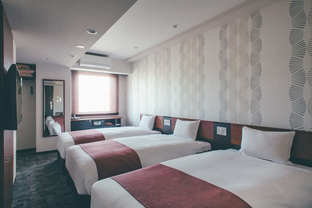 In-room safe, desk, blackout curtains, iron/ironing board (on request)